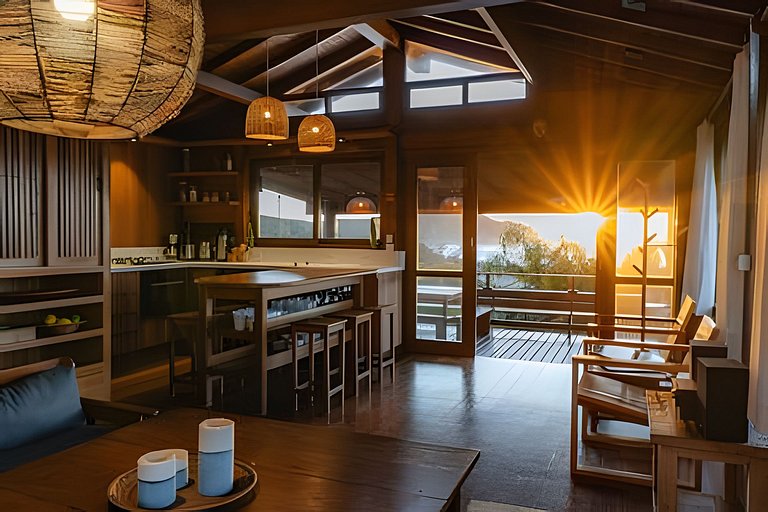 Buda da Lagoa 1 - Vista para o mar - Praia do rosa