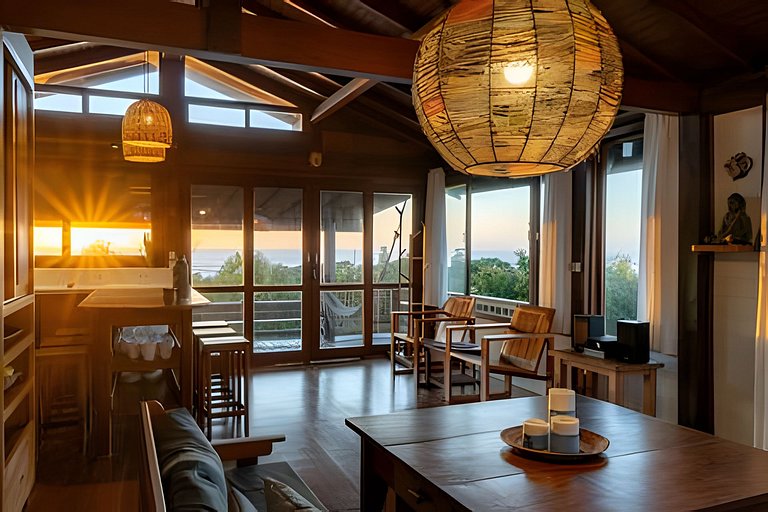 Buda da Lagoa 1 - Vista para o mar - Praia do rosa