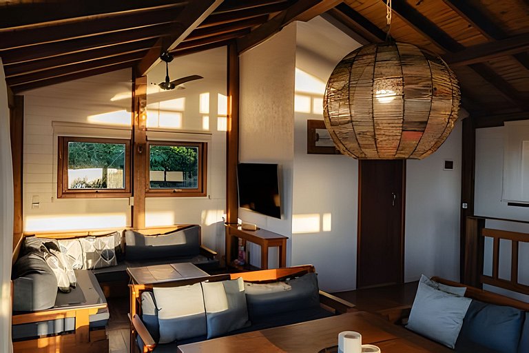 Buda da Lagoa 1, Vista al mar a 90m Praia do Rosa