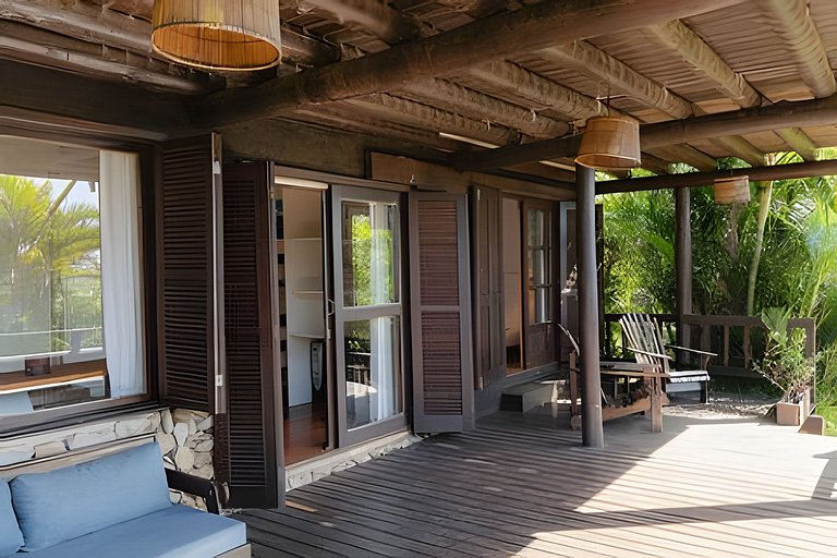 Buda da Lagoa 1, Vista al mar a 90m Praia do Rosa