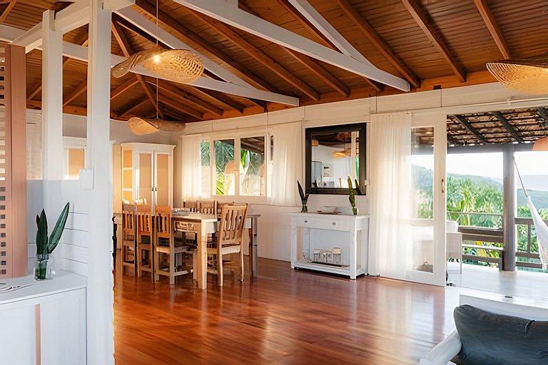 Buda da Lagoa 2, Vista al mar a 90m Praia do Rosa