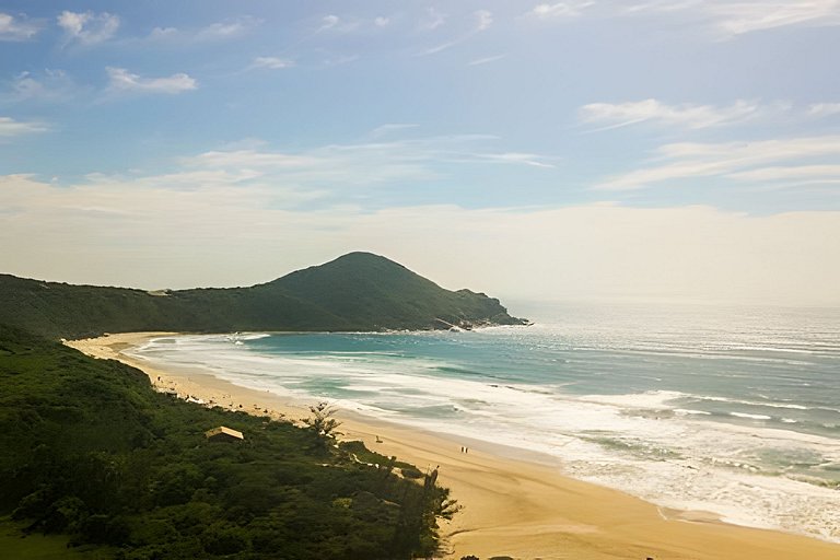 Buda da Lagoa 2, Vista al mar a 90m Praia do Rosa