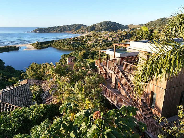GOA - Houses by the Sea, panoramic sea view at Praia do Rosa